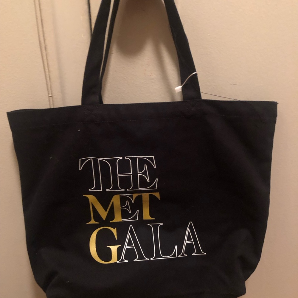 MET Gala 2025 Original Black and Gold Tote Bag